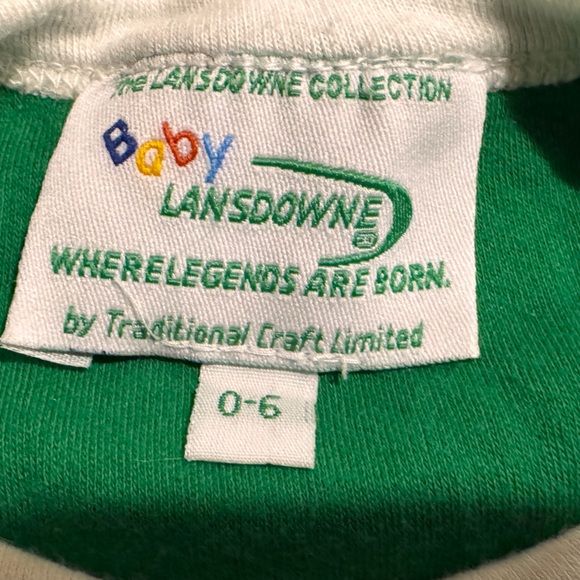 Green Baby Onesie with White Trim size 0-6 months - Picture 4 of 5